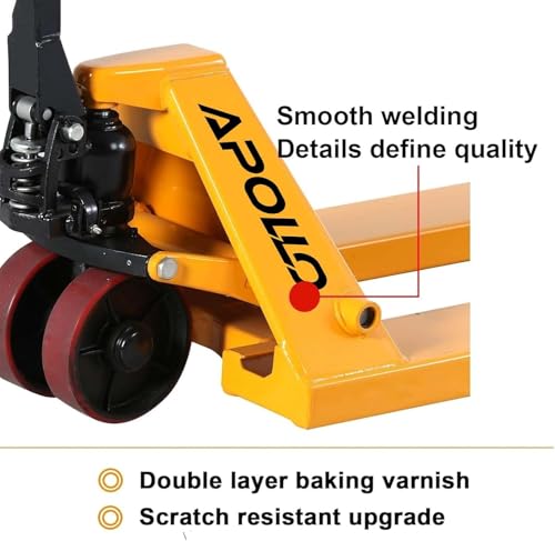 Image of APOLLOLIFT Pallet Jack Truck 5500 lbs Capacity, 48 inch x 21 inch Heavy Duty Forks