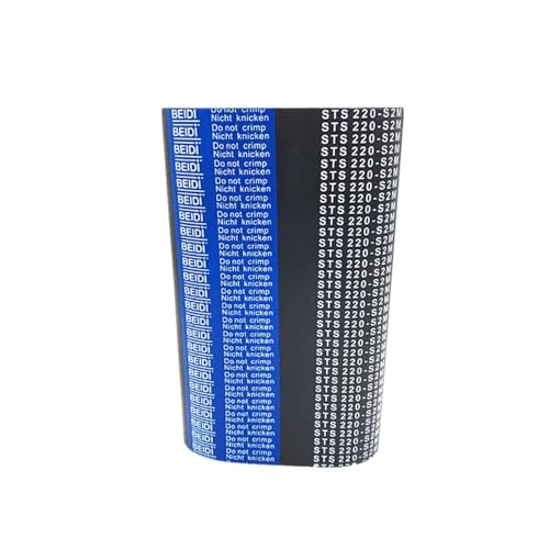 Courroie de distribution STS S2M caoutchouc 334mm largeur 6mm pas à pas - 3