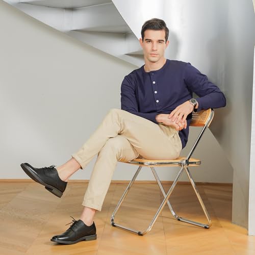Image of Jousen Men's Dress Shoes Retro Casual Dress Shoes for Men