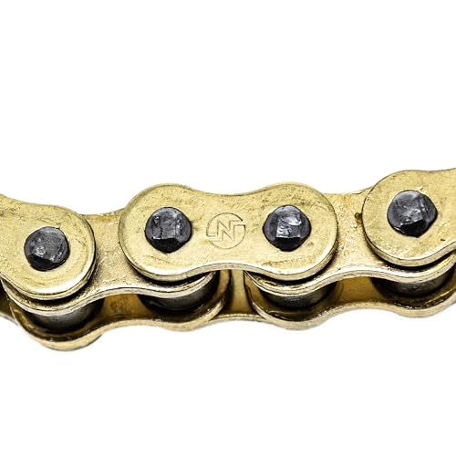 Cadena dorada 428 X-Ring NICHE de 126 eslabones para evitar el desgaste 7