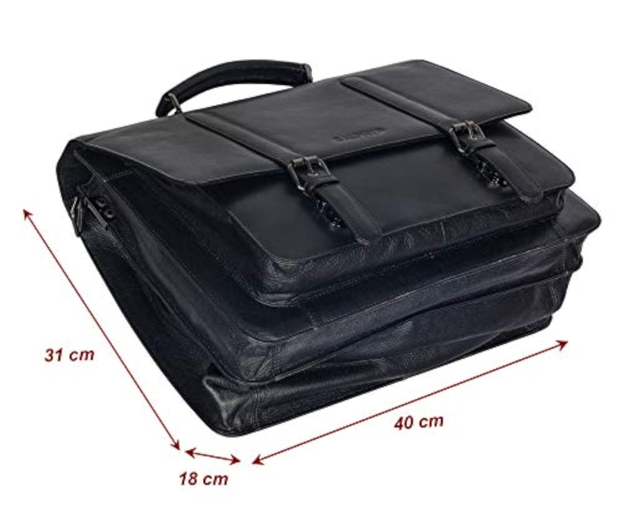 Genuine Leather Men's Messenger Bag, Stylish & Functional