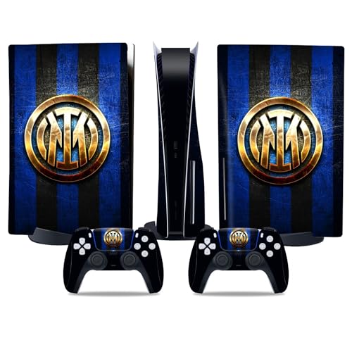 Kit de vinilos Extra Resistentes MaD Vision® para PlayStation 5 (PS5) Disc| Set de vinilos Mate para Consola + 2 mandos - para Inter Diseño