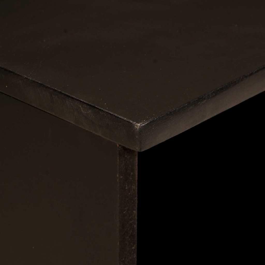 Szafka pod telewizor czarno-złota 100 x 33 x 46 cm drewno inżynieryjne