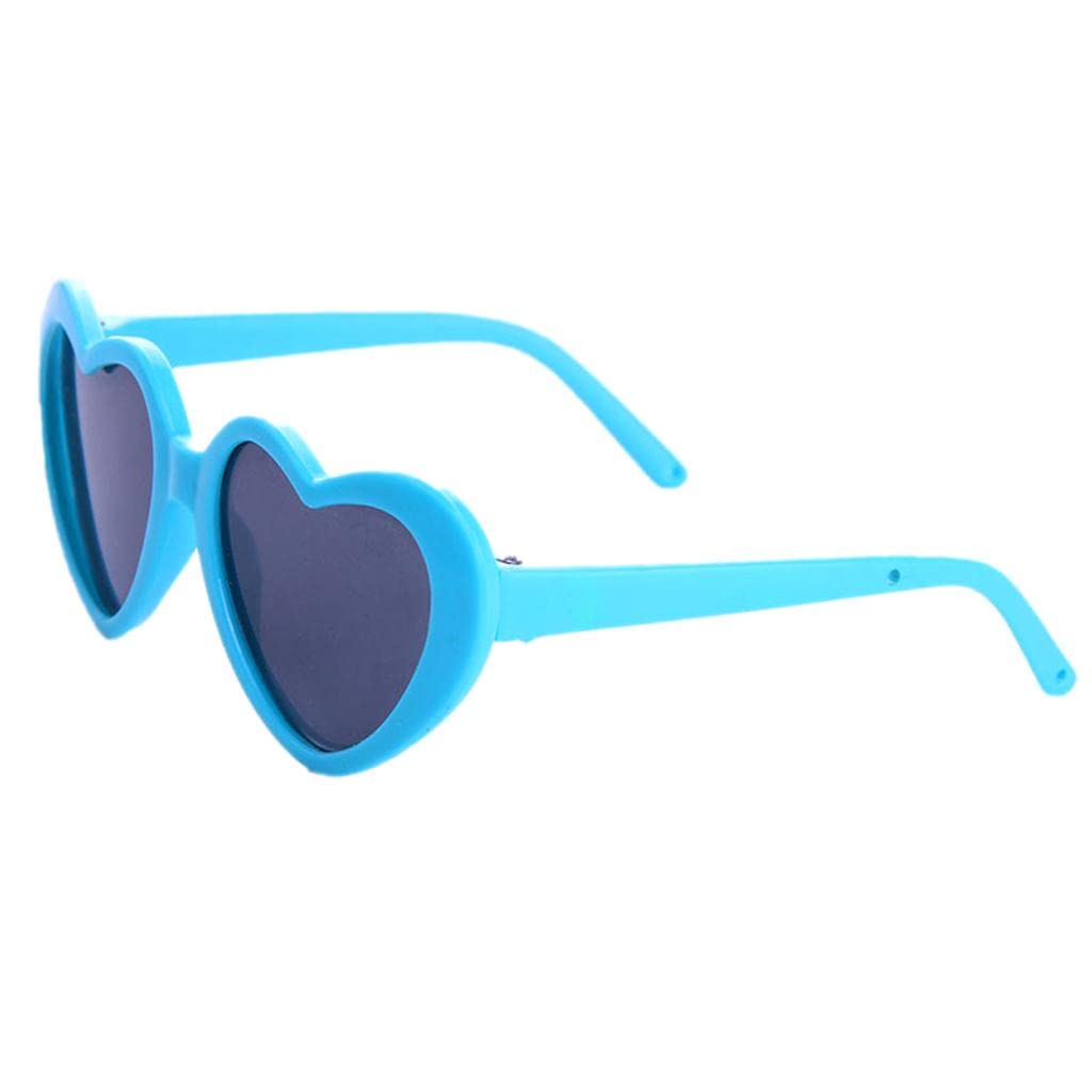 Pair of Plastic Frame Glasses for 18'' Blue Heart Frame-image-39
