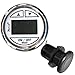 Faria Beede Instruments Chesapeake White Stainless Steel 2 Depth Sounder with Thru-Hull - 13894, Multicoloured