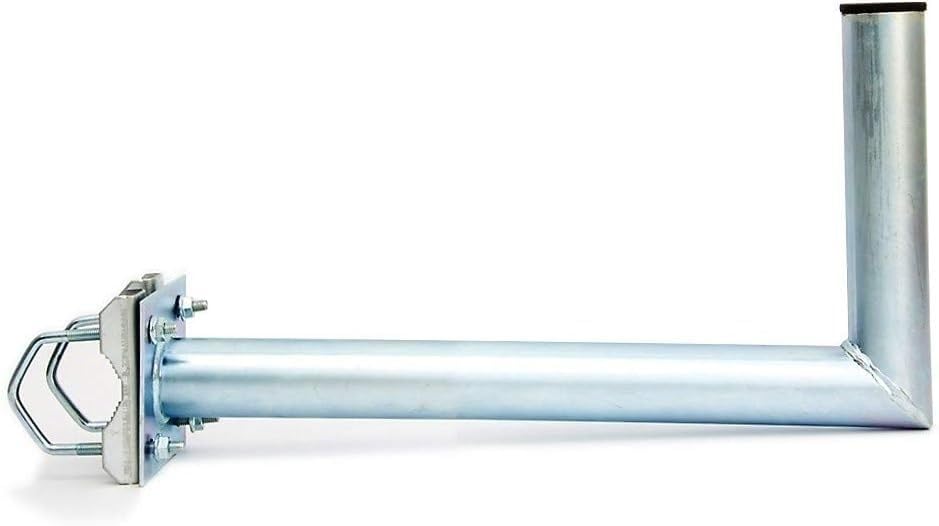 Soporte de mástil de acero de 55 cm para antena satélite
