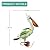 HONGLAND Solar Metal Pelican Statues Garden Sculpture & Statues, Glass Outdoor Pelican Yard Art Coastal Ocean Bird Decor Lawn Ornament for Backyard Porch Patio Decor?19 Inch?
