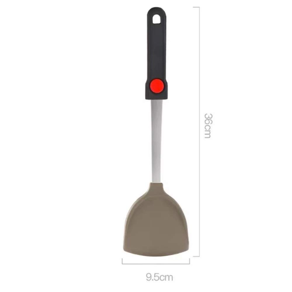 Espátula especial para utensilios de cocina antiadherentes Espátula de silicona Espátula para freír Cuchara Espátula de cocina Espátula resistente al calor Utensilios de cocina para el hogar