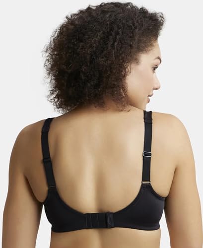 Image of Jockey 1841 Minimizer Bra | Wirefree | Non Padded | Full Coverage with Broad Fabric Straps | Microfiber Nylon Elastane Fabric