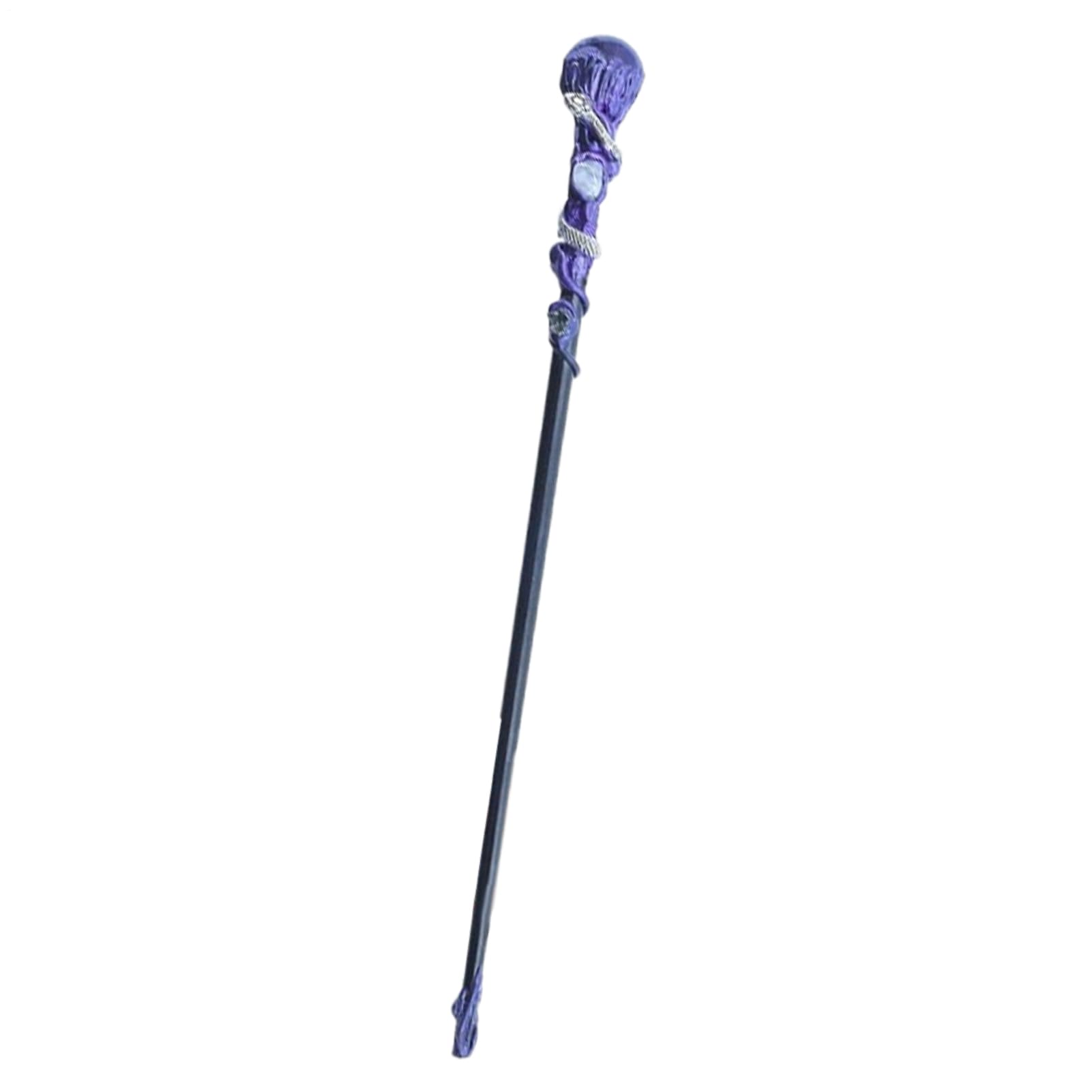 Crystal Cosplay Wand - Witch Wand Crystal | s For Kids, Fine Handcrafted Prop, Handcrafted Amethyst Yoga & Home Decor, Costume Accessory For Home Decor Birthday Holiday Halloween