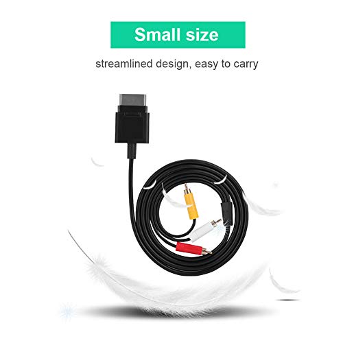 Vbestlife 1,8 m 360 Slim AV-kabel ABS-komponent TV-kabel AV-ljudkabel Vid?¡ì|o sladd, speltillbeh?r – Bild 6