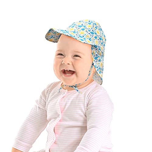 Baby Sun Hat UPF 50+ Protection Adjustable Infant Summer Beach Flap Hats Breathable Toddler Swim Pool Play Sunhat Wide Brim2