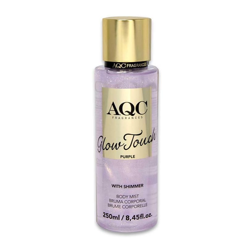 AQCFragrances Shimmer Body Mist Purple Brillo, 250 ml