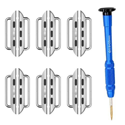 OMECKY Watch Band Connectors Adapter for Apple Watch for iWatch Ultra (49mm) / Series 10 42mm 46mm 9 8 7 (41mm 45mm) Series 6 5 4 SE (44mm 40mm) Series 3 2 1 (42mm 38mm) Straps