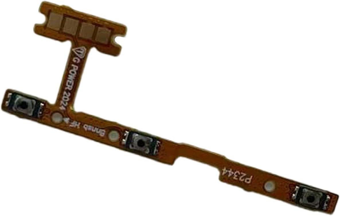 Power Volume Button Ribbon Flex Cable Replacement for Moto G Power 2024 XT2415 - Power（On Off）/Volume Button/Side Buttons Key Replacement Set