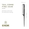 Kent SPC82 Fine Tooth Salon-Style Dressing Comb - Professional Barber Haircut Comb for Styling and Teasing - Quality Barber Supplies - Saw-cut Handmade in England #1