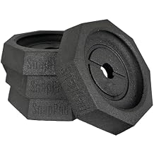 SnapPad Prime 4-Pack | Four-Point RV Leveling Blocks Featuring 10" Round Jack Feet | Adds 316% Additional Surface Area, 8.9 lbs. Per Pad & 13.25" Width | Must-Have Camper Leveling Blocks