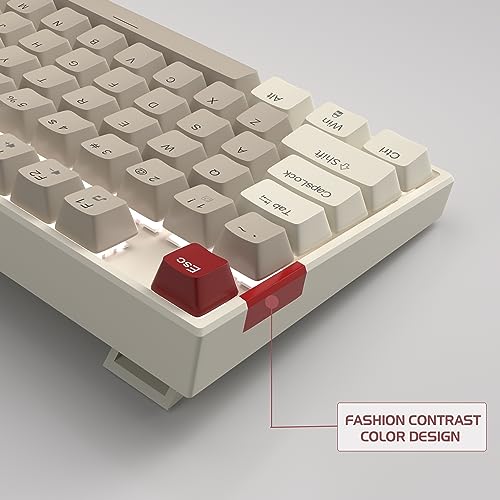 MageGee-75-Mechanical-Gaming-Keyboard-with-Brown-Switch-LED-White-Backlit-Keyboard-87-Keys-Compact-TKL-Wired-Computer-Keyboard-for-Windows-Laptop-PC-Gamer-Retro-GreyWhite