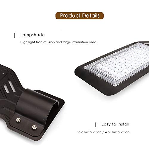 Ajcoflt Material Ambiental Preto/Branco 100W Alto Brilho Economia de Energia Iluminação de Grande Ár