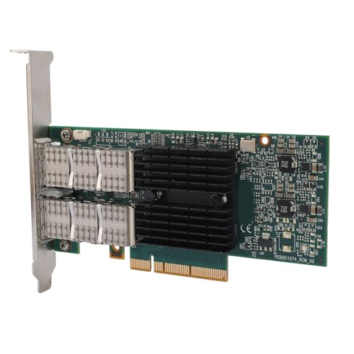 ciciglow Dual Port PCIe Ethernet Network Card, PCI Express 3.0 X8 for QSFP Fiber Optic, 40Gbps per Port Server Adapter for Data Centers and Cloud Computing miniatura 7
