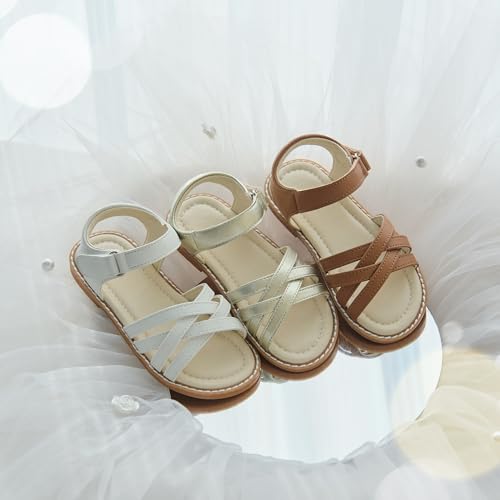 Image of ESTINE Girls Sandal Dress Shoe for Toddler /Little Kid Party School Shoe