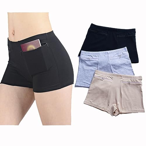 Caleçon boxeur pour femme en coton souple respirant lot de 3