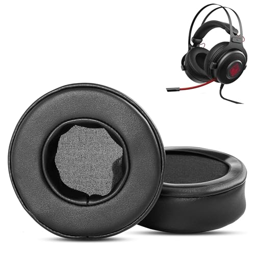 Almohadillas de repuesto de cuero de proteína premium para audífonos HP OMEN800 OMEN 800 miniatura 1
