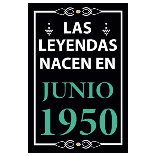 Las leyendas nacen en Junio 1950: Regalo de cumpleaños perfecto para hombre y mujer de 71 años I Cita positiva , humor I Cuaderno , diario , libro de ... I Idea original para el 71 cumpleaños