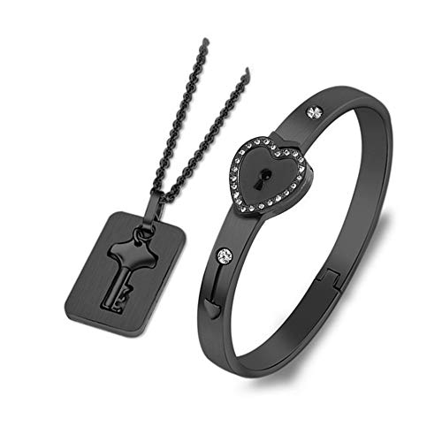 【BLACKPURPLE】Asothone Padlock Key Bangle Bracelet BLACKPURPLE (ブラックパープル) Asoton Lock & Key Bangle