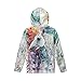 doginthehole Horse Hoodies for Boys Girls, Teen Hooded Sweatshirts Art Painting Watercolor Horses Gifts Long Sleeve Pullover Sweatshirt with Large Pockets, Fashion Holiday Sports Hoody 8-10 Years