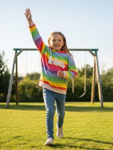 Image of WELAKEN Sweatshirts for Girls Toddler & Kids II Little Girl's Pullover Tops Sweaters & Hoodies