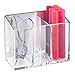 Produktbild iDesign 21620EU Affixx Beautyprodukte/Kosmetik-Organizer, 12,60 x 6,20 x 10,29 cm, durchsichtig/spiegelakzent, Plastik