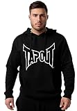 tap out long sleeve Bequeme Kängurutasche TAPOUT Herren Kapuzensweatshirt Normale Passform Lifestyle Basic Hoodie Black/White L