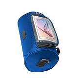 Bike Handlebar Front Bag with Phone Holder - Cycling Bicycle Handlebar Bags Front Frame Tube Basket