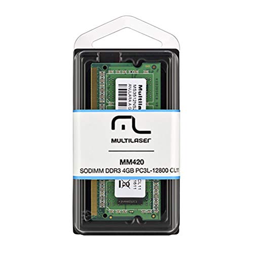 Memória Notebook DDR3 - 4GB / 1.600MHz - Multilaser - MM420