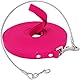 Wasserdicht Schleppleine für Hunde,mit Chew Proof Tie-Out Leinen,3-30m,Wasserdicht Trainingsleine für Große bis Kleine Hunde,Robuste Hundeleine(Rose,5m)