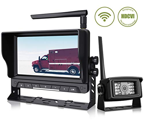 HDCVI Beyond 1080P Wireless Backup Camera and 7”Monitor Kit IP69K Waterproof Rear View