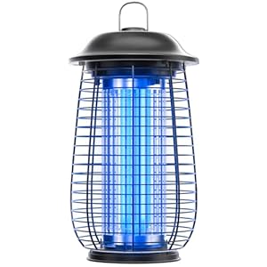 Bug Zapper Indoor & Outdoor, 4200V Electric Mosquito Zapper, 10 Years Lifespan, 6.5ft Power Cord, Waterproof, Fly Trap Mosquito Trap, Fly Killer Fly Zapper for Home, Patio, Kitchen, Backyard, Camping