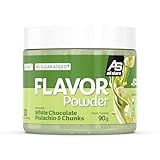 All Stars FLAVOR POWDER White Chocolate Pistachio & Chunks 1 Dose à 90g I Dein Extra an Geschmack für Speisen und Getränke!