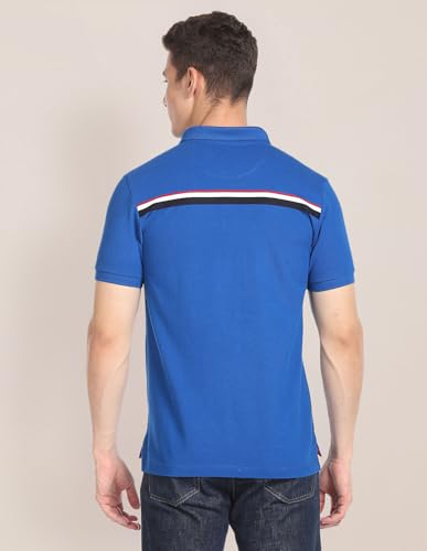 Image of U.S. POLO ASSN. Solid Slim Fit Polo T Shirts for Men - 100% Cotton, Half Sleeves Mens Tshirt