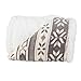 Lavish Home Throw Blanket, Fleece/Sherpa, Silver Stars