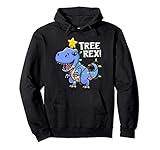 tree rex shirt christmas tshirts for boys men dinosaur trex felpa con cappuccio