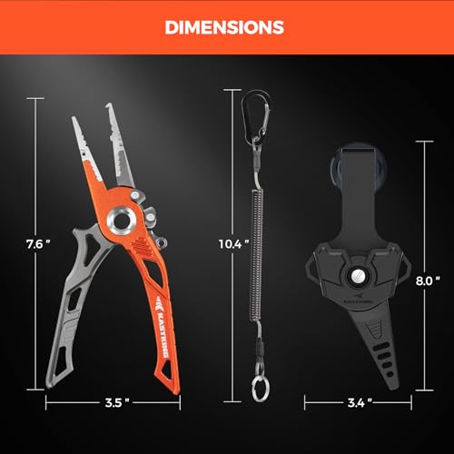 Regalos de pesca para hombres alicates KastKing AlumaStream de aluminio 7