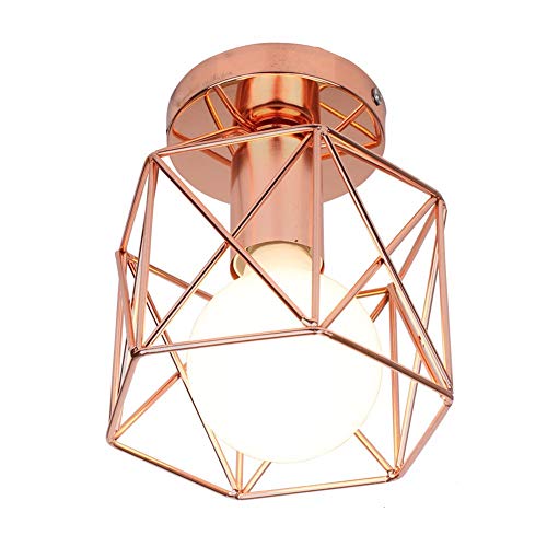 Preisvergleich Produktbild WESDOO Deckenleuchte Deckenlampe Kitchen Light Shade Pendelleuchten Für Küche Lampenschirme Für Decken Deckenleuchten Für Flur Leuchten für Decken Rose golden