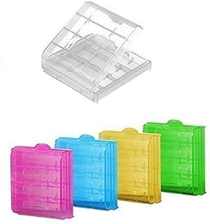 Mugetech 5X Hard Plastic Battery Case Holder Storage Box Suitable for AA AAA Batteries