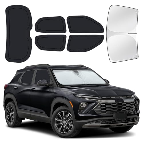 Image of for Chevrolet Trailblazer 2021-2025 Car Window Shades, 6pcs Privacy Sun Shade Set for Front Windshield Side and Rear Windows, Full Window Covers Keeps Vehicle Cool for Camping Napping