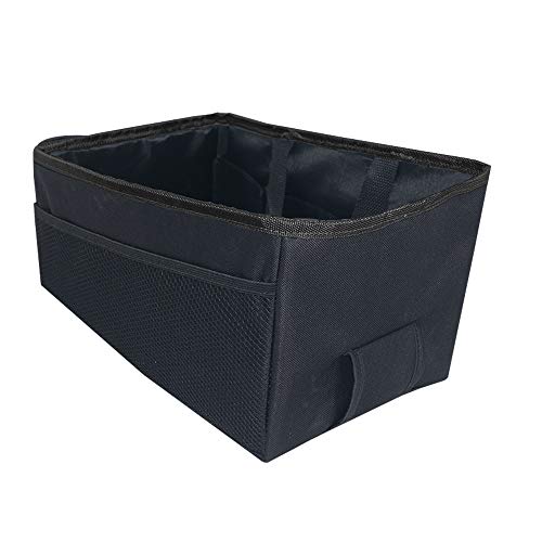 Image of FH Group E-Z Travel Multi-Use Car Organizer with Cup Holders | Back Seat Storage Black