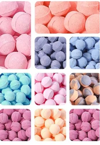10 Mini Boules de Bain Parfums Mélangés