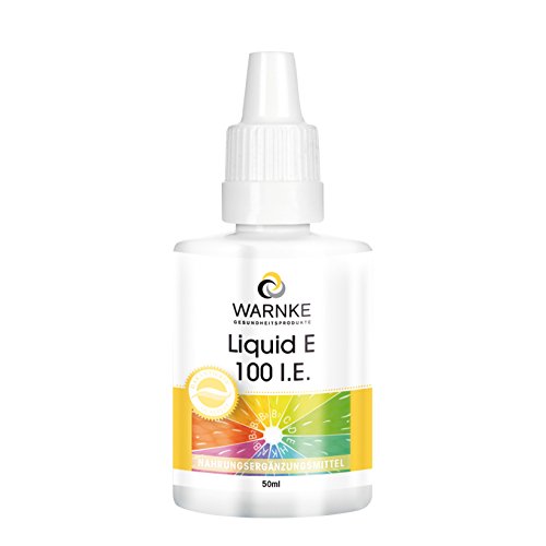 Vitamin E Öl Tropfen 100 I.E. - 50ml - hochdosiert & vegan - D-alpha-Tocopherol - natürliches Vitamin E flüssig | Warnke Vitalstoffe - Deutsche Apothekenqualität