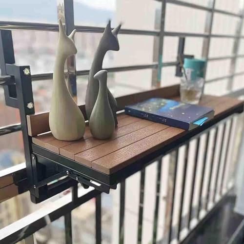 Table d'appoint suspendue pour balustrade de balcon meuble balcon pliable